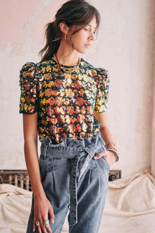 T-shirt imprimé colibri